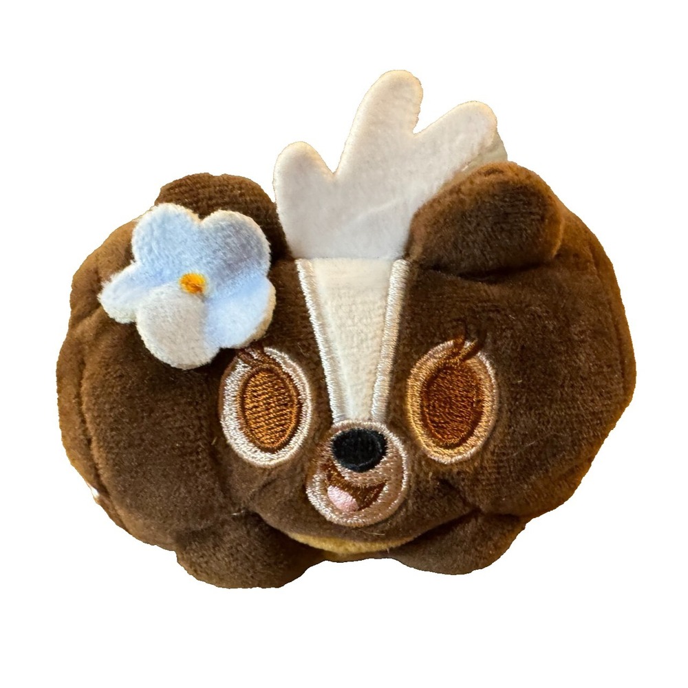 Disney Munchlings‎ Gourmet Goodies Flower Skunk Chocolate Swiss Roll Plush